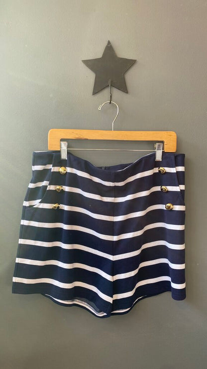 Stripe Sailor Shorts