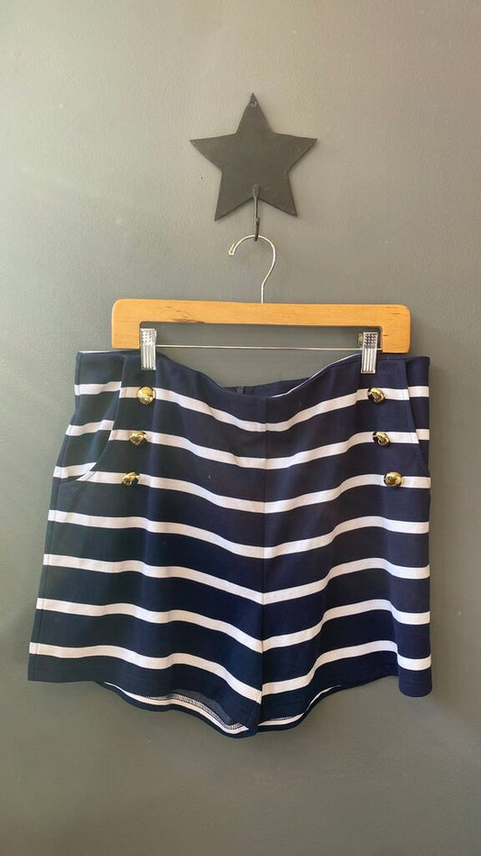 Stripe Sailor Shorts