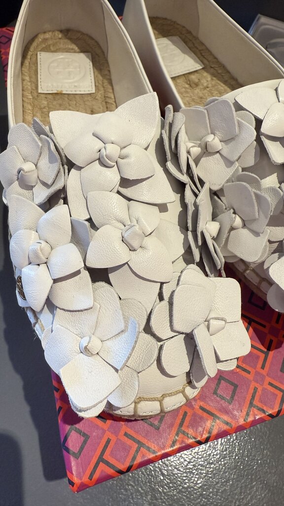 3D Flower Espadrille Flats