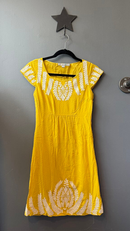 Embrodiered Swiss Dot Dress