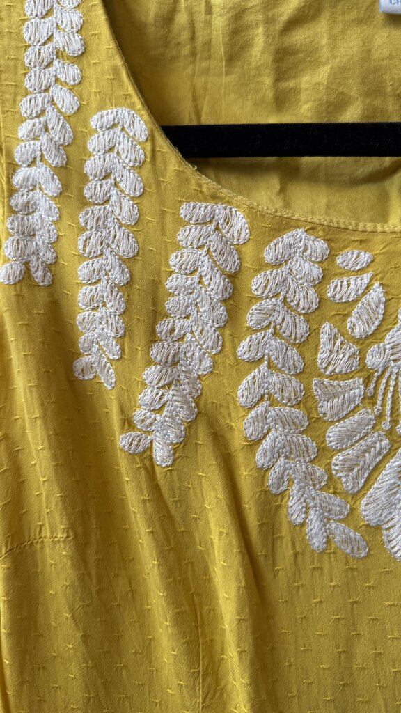 Embrodiered Swiss Dot Dress