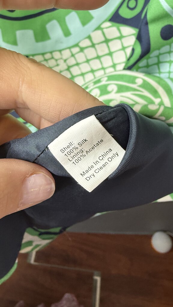 Vintage Silk Shift Dress