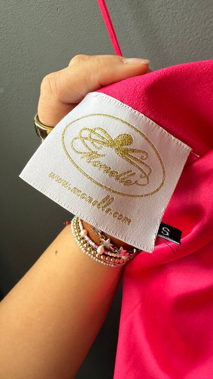 Satin One Shoulder Mini Dress