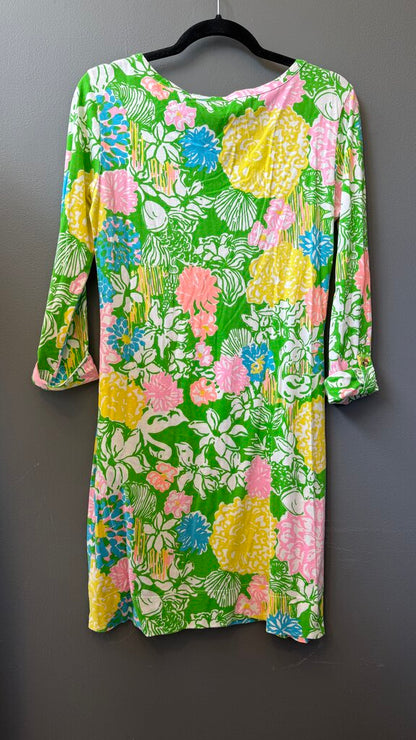 Floral Henley TShirt Dress