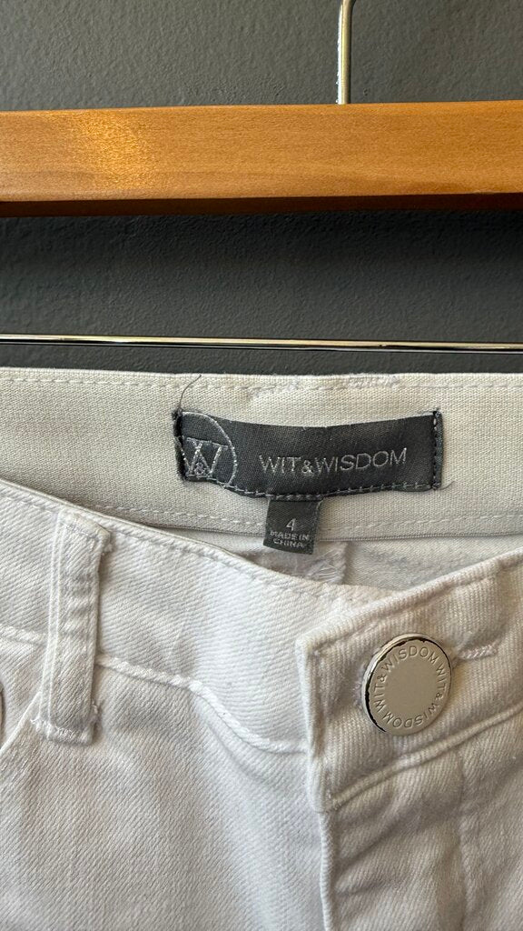 Raw Hem Stretch Skinny Jeans