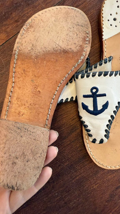 Anchor Whipstitch Sandals