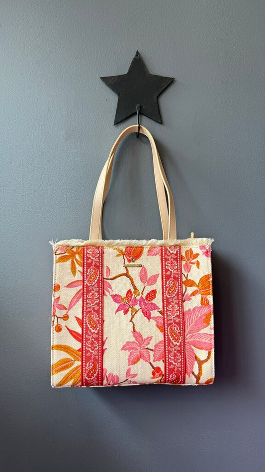Printed Structured Tote