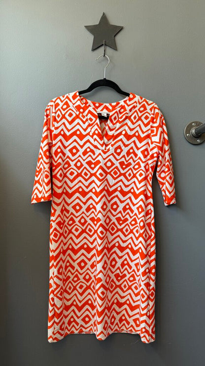 Notch Neck Stretch Shift Dress