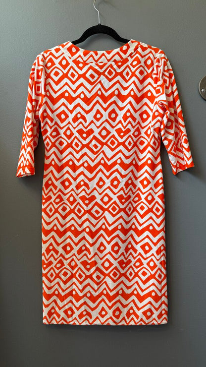 Notch Neck Stretch Shift Dress