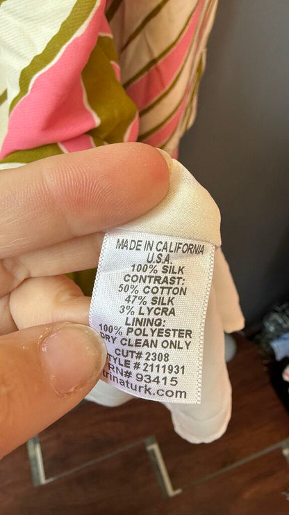 Silk Longsleeve Aline Dress