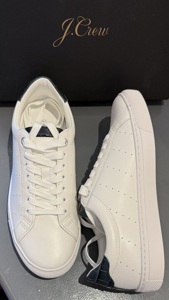 Leather Croco Sneakers