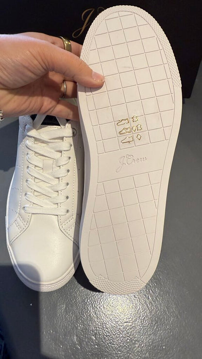 Leather Croco Sneakers