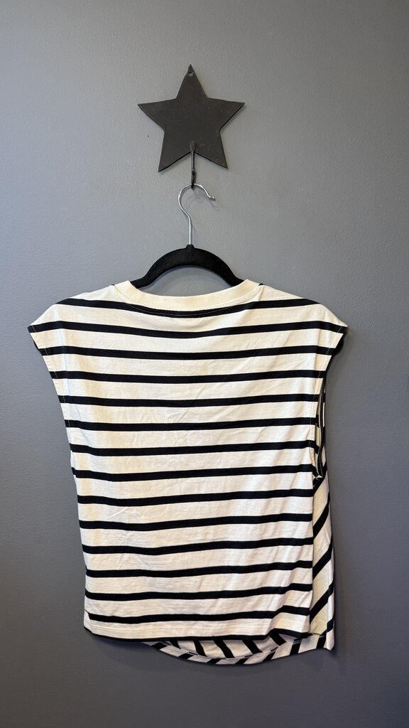 Knot Front Stripe Top