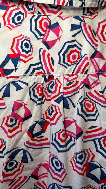 Beach Umbrella Button Up Top