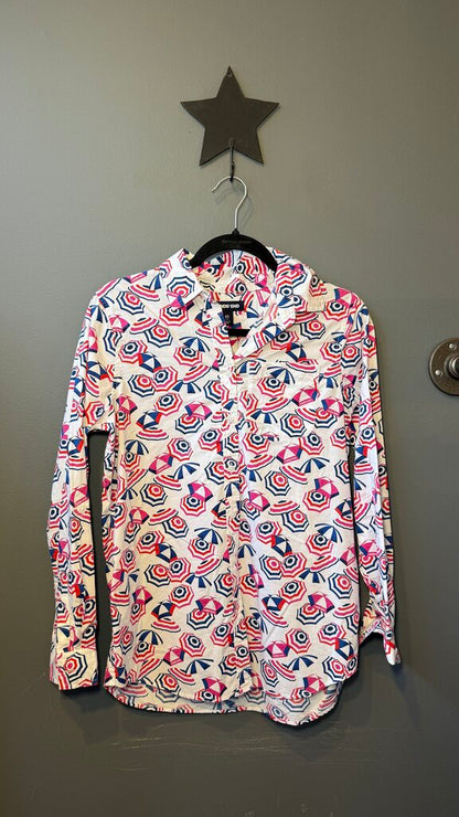 Beach Umbrella Button Up Top