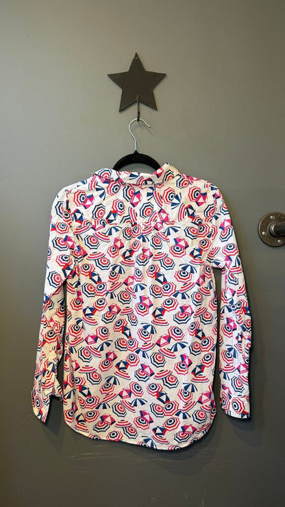 Beach Umbrella Button Up Top