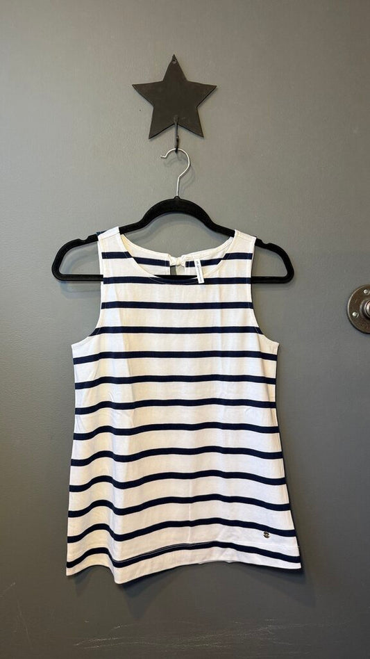 Bow Back Stripe Tank