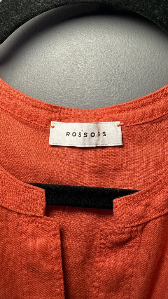 Linen Ruffle Tank Shirtdress