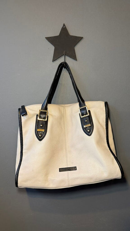 Quilted Detail Zipper Tote