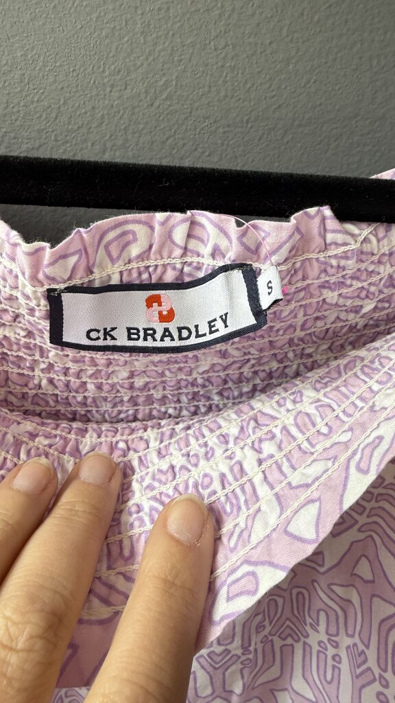 Off the Shoulder Printed Blouse