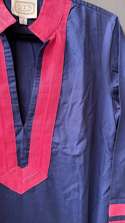 Cotton Tunic Maxi Dress