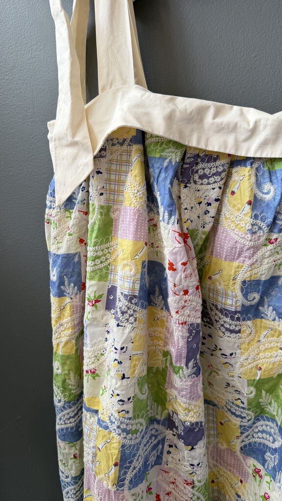 Patchwork Embroidered Midi Dress