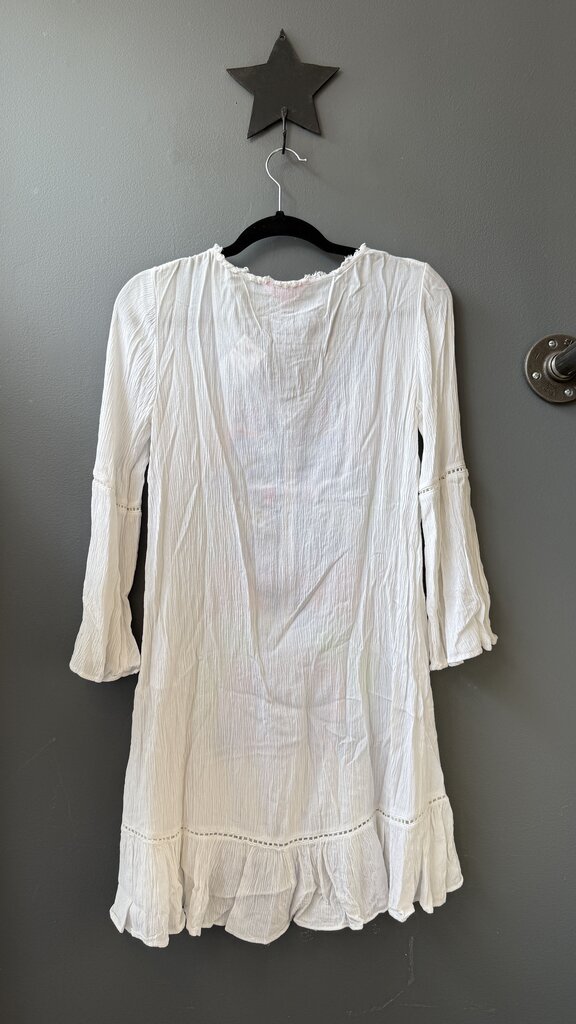 Embroidered Coverup Dress