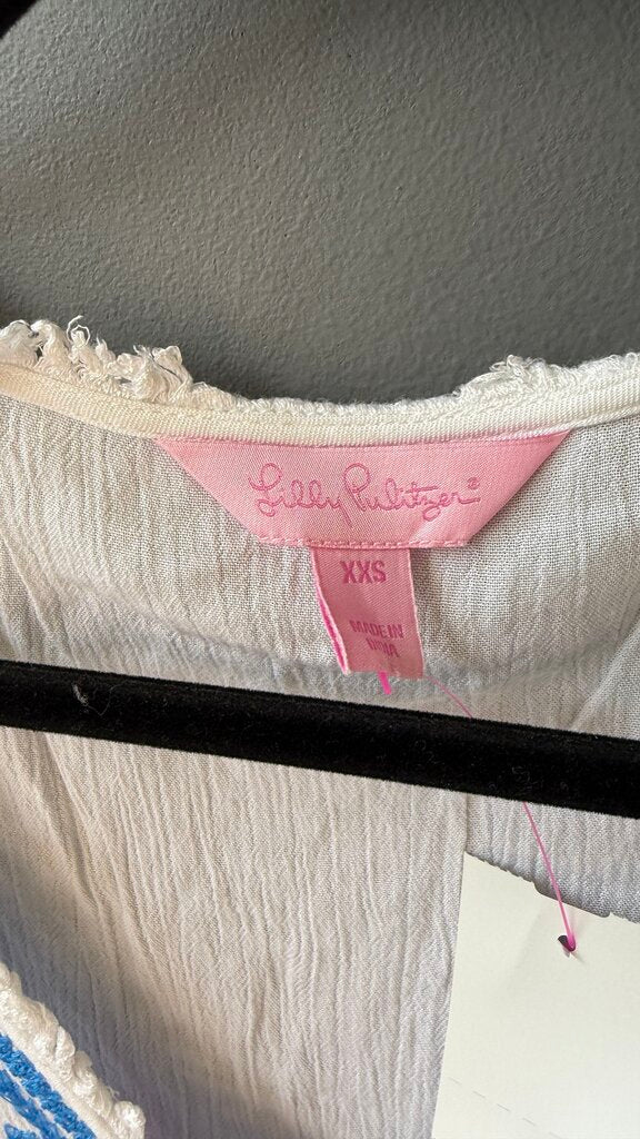 Embroidered Coverup Dress