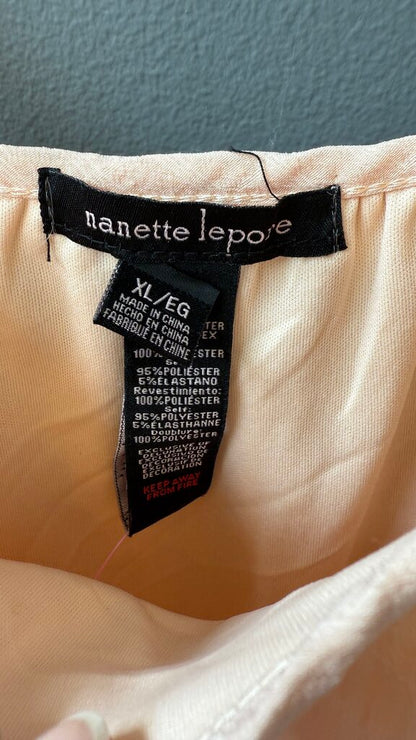 Crepe Ruffle Hem Aline Dress