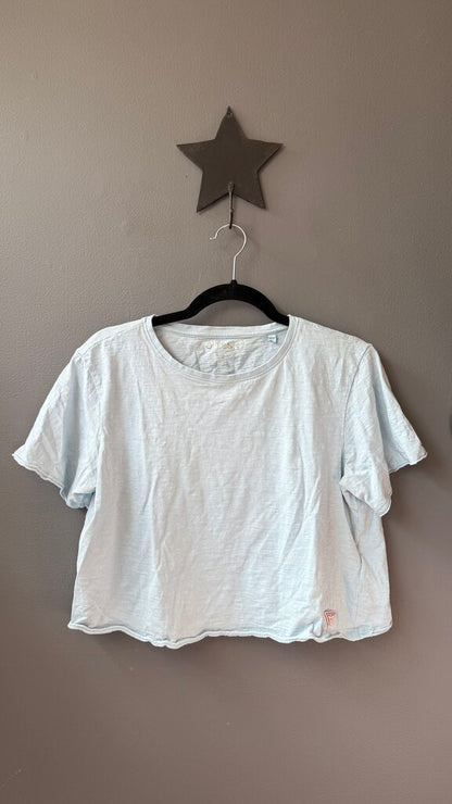 Crop Patch Logo Tee