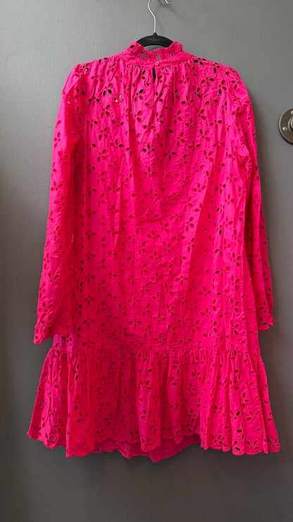 Tall Eyelet High Neck Dress