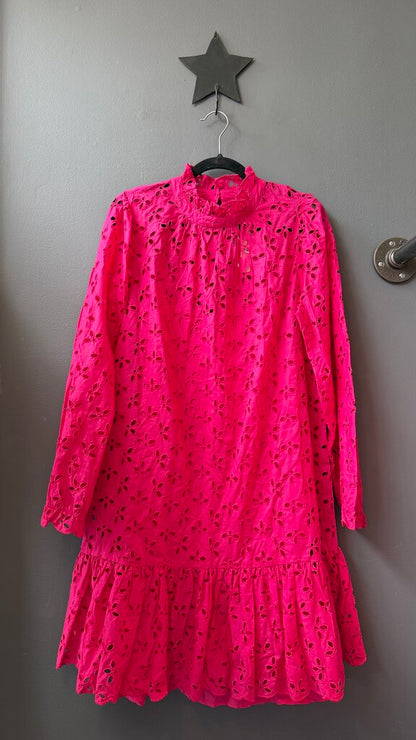 Tall Eyelet High Neck Dress