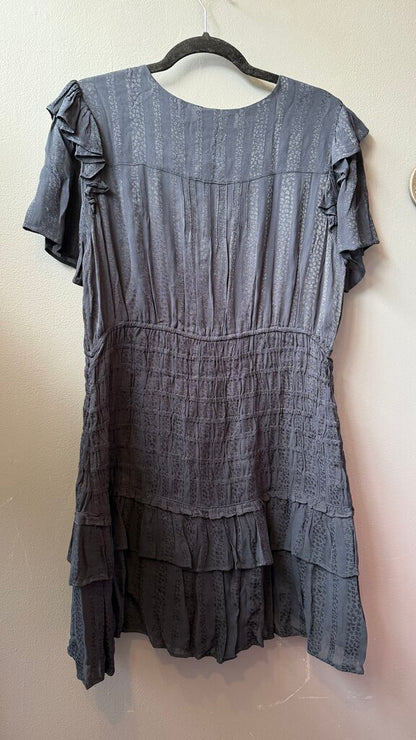 Sheer Smocked Mini Dress