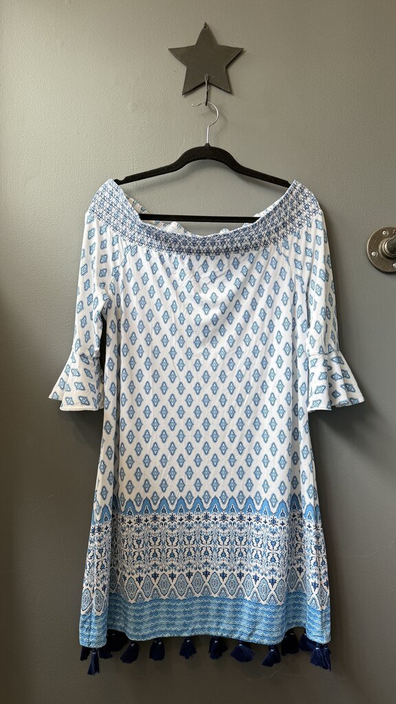 Smocked Off the Shoulder Dress