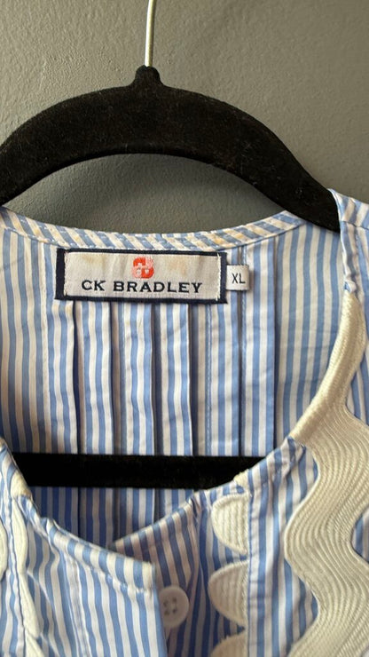 Ric Rack Trim Mini Dress