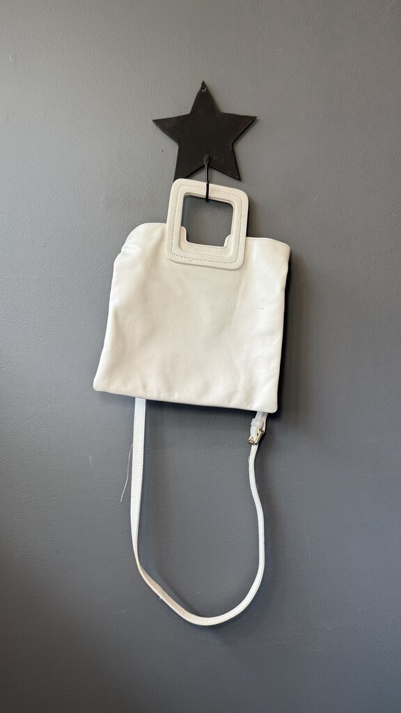 Leather Flat Crossbody Clutch Bag