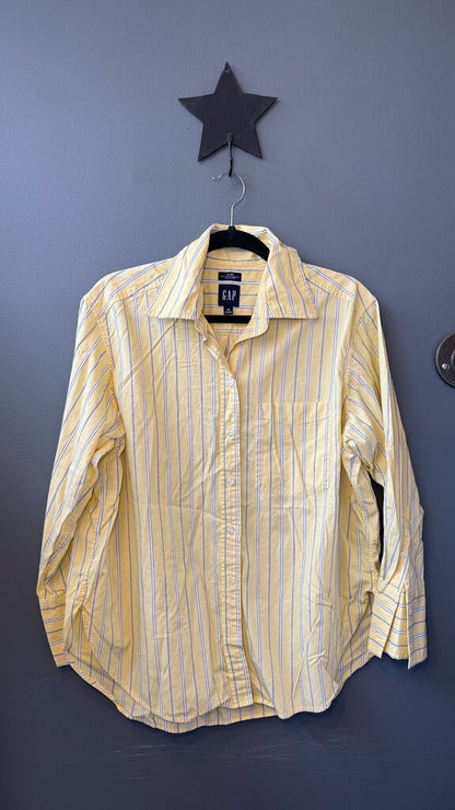 Stripe Big Shirt Button Up