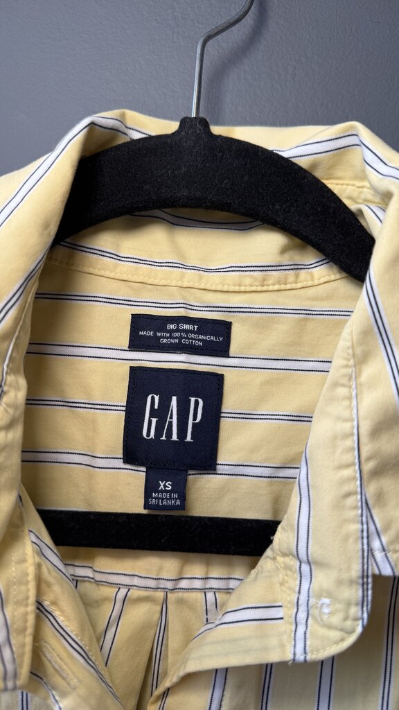 Stripe Big Shirt Button Up