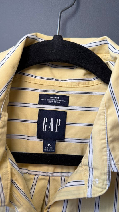 Stripe Big Shirt Button Up