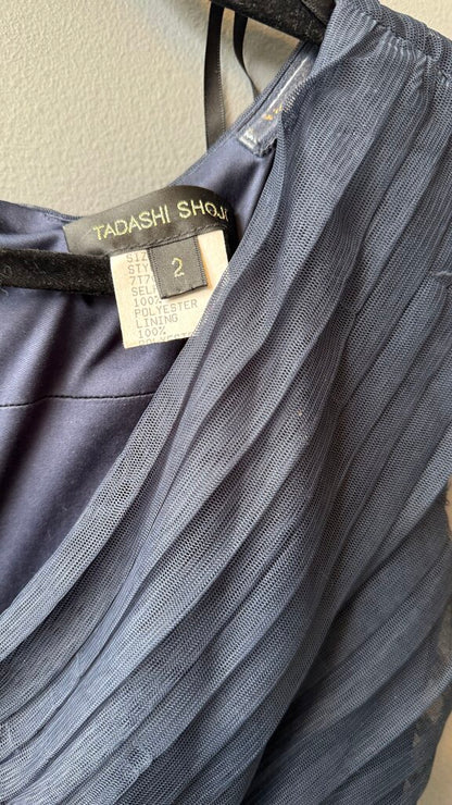 Sequin Tulle Top Maxi Gown