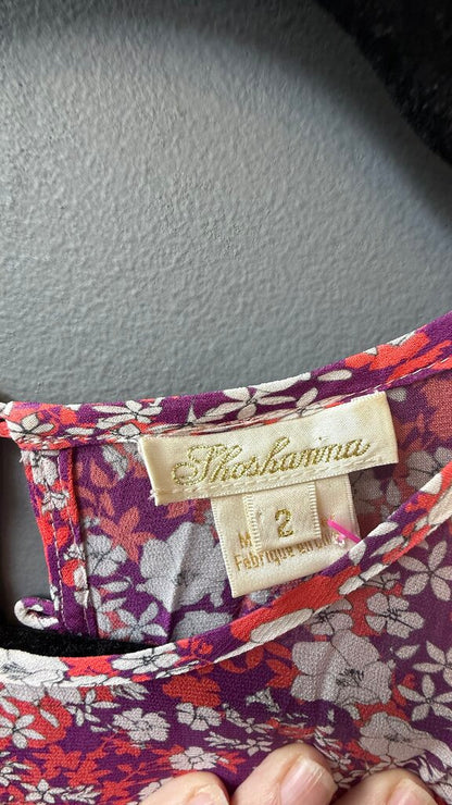 Silk Pleated Sheath Midi Dress