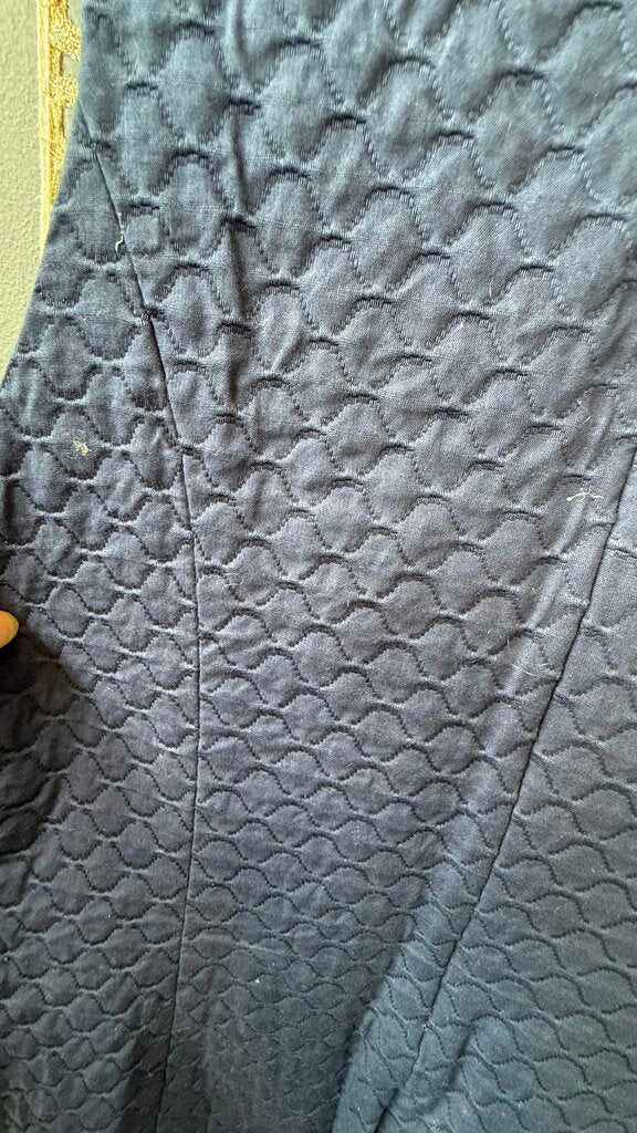 Gold Detail Jacquard Shift Dress