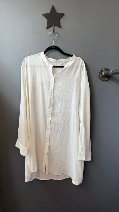 Button Front Coverup Dress