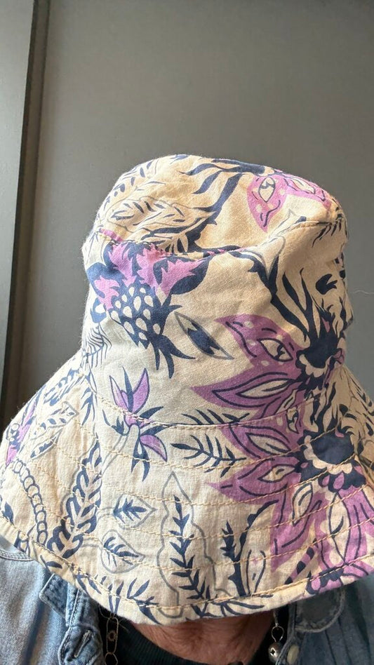 Block Print Cotton Bucket Hat