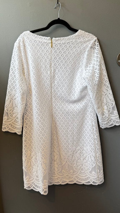 Lace Longsleeve Shift Dress