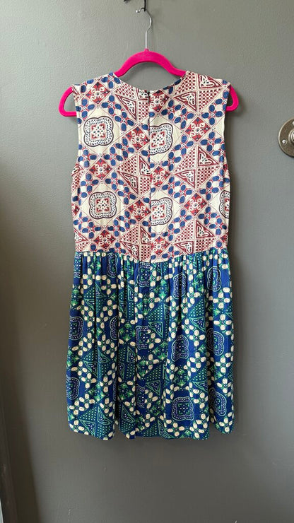 Mixed Print Dress