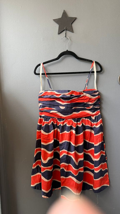 Cotton Halter Mini Dress