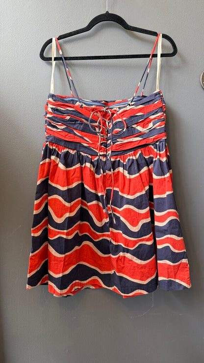 Cotton Halter Mini Dress