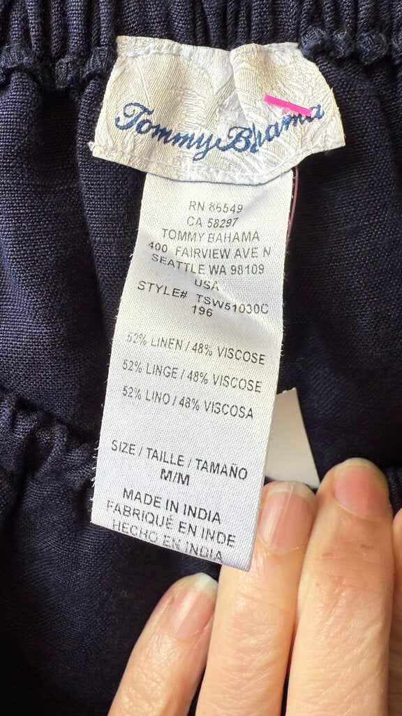 Linen Blend Off the Shoulder Dress