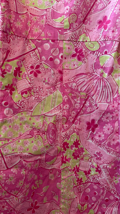 Vintage Printed Shift Dress